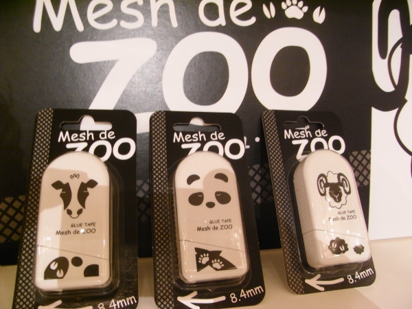 ヒツジ、ウシ、パンダのシンプルなデザインと、使いやすさで人気の「メッシュ・デ・ズー」　ヤマト