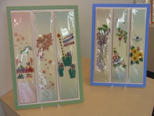 1月から12月　根気とアイデアではずらしい作品ができるのだと