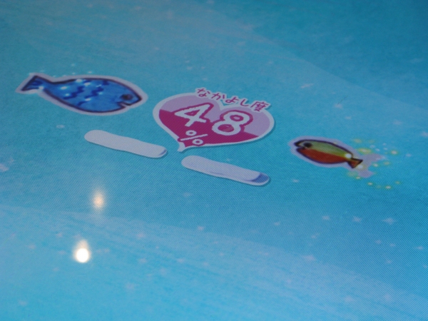形や使った色によって動きや魚同士の相性が変化しますよ。