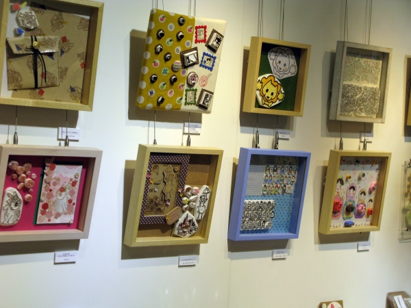 はんけしくんインストラクターによる作品の展示