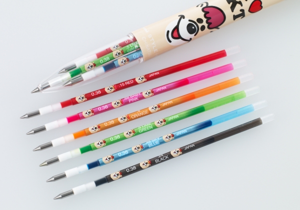 ゲルインクボールペンリフィル 0.38mm『スタイルフィット　クマタン』(C)HINATSU