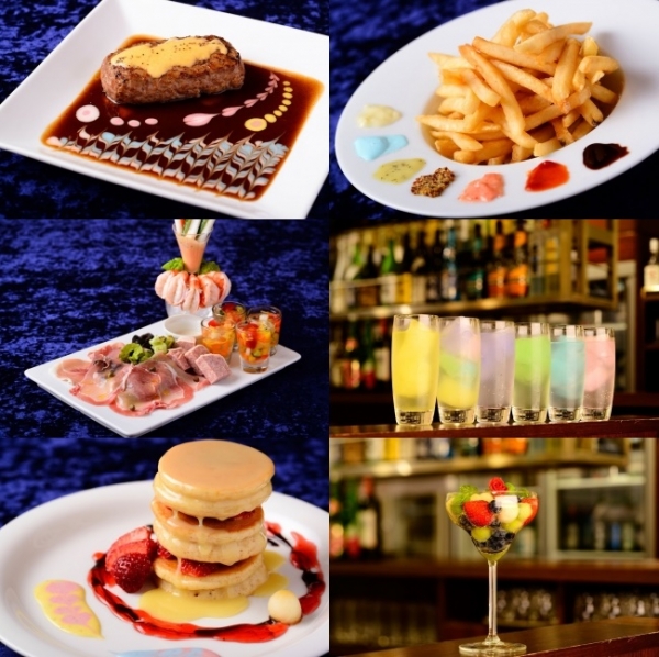 らくがきを楽しめるプレートやパステルカラーのドリンクなど「ぺんてる」らしいメニューが豊富