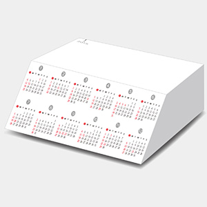 大成美術印刷所「ななメガカレンダー」