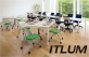 ライオン事務器、多様なスタイルに対応できるマルチワークテーブル「ITLUM」を発売