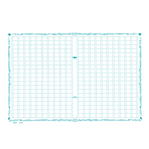 あたぼう「飾り原稿用紙 碧翡翠（アオヒスイ）」 