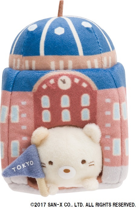 東京丸の内駅舎てのりぬいぐるみ（ねこ）