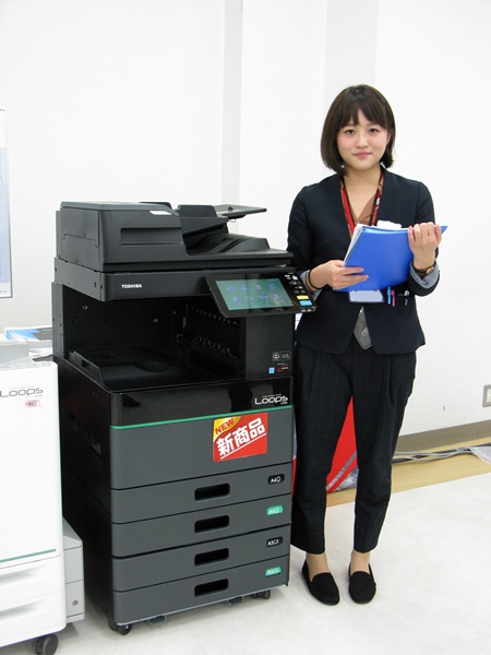 役目の終わった用紙は、「廃棄」ではなく「消して再利用」へ。ペーパーリユースのLoopsに 「残す印刷」を加えたハイブリッド複合機　東芝テック