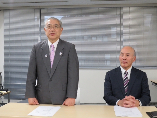 西村貞一代表幹事 梶田安彦実行委員長