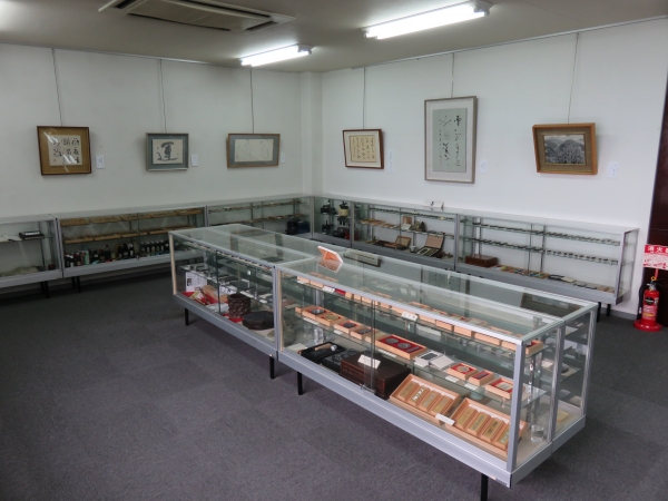 3階では貴重な墨を展示