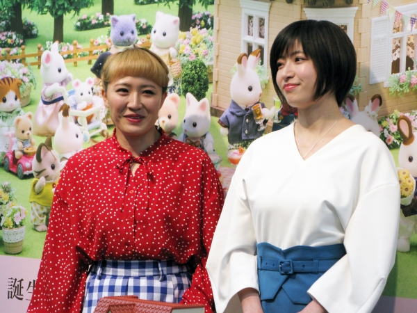 丸山さんは「私のシルバニアファミリー好きは、モグラ一家から始まりました」。