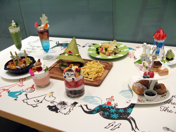 同フロアのCafe THE SUNで、ここでしか食べることのできない限定のムーミンメニュー登場！