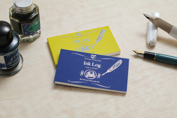 【Ink Log】は万年筆に入っているインクを記録し、見返して自分だけの組み合わせを楽しむことができる手のひらサイズの冊子です。