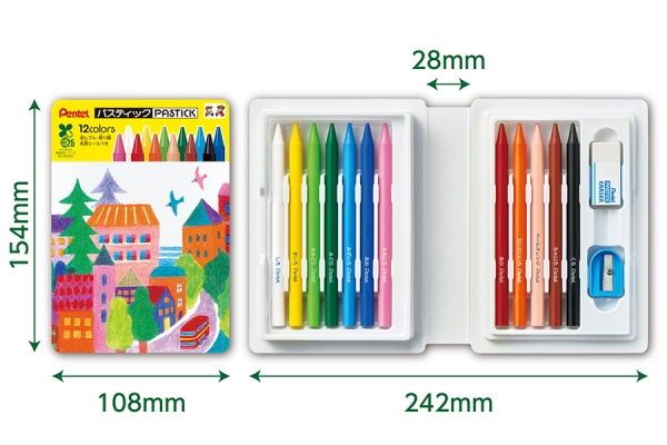 ■新パッケージの商品特長  2.おどうぐばこの中で場所をとらないスリムパッケージ