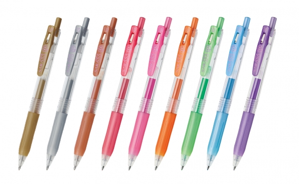 従来の商品「サラサクリップ　シャイニーカラー」