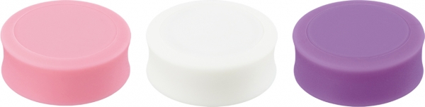 1パックに3個入「ピンク・白・紫」