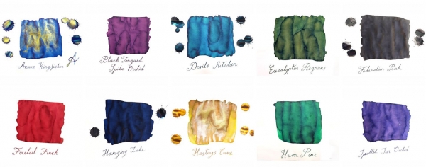 商品名｜The Wilderness Series （荒野シリーズ）カラー｜全10色（Azure Kingfisher、Black Tongue Spider Orchid、Devil's Kitchen、Eucalyptus Regnans、Federation Peak、Firetail Finch、Hanging Lake、Hastings Caves、Huon Pine、Spotted Sun Orchid）