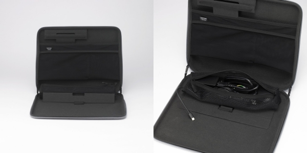 持ち運ぶときも作業をするときも邪魔にならない収納