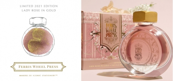 新作紹介２｜2021年限定インク 「Lady Rose in Gold」