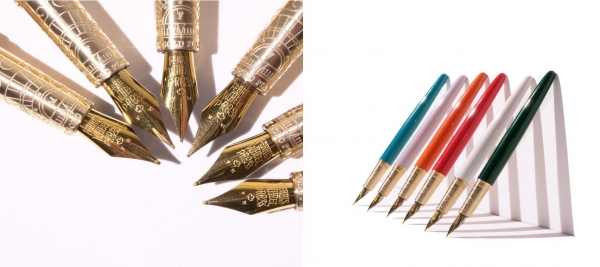 新作紹介３｜新作万年筆「The Brush Fountain Pen / Gold Plated Nib」