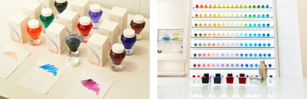 ◆常時144色のインクをお試しでき、インクブレンダーによるイベントも実施  ※完全予約制