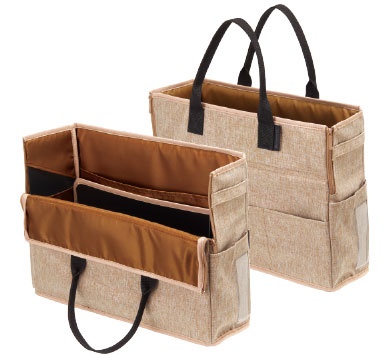 デテクールフリーアドレスバッグ   ブラウン　