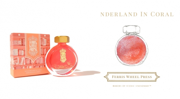 ＜Wonderland in Coral (ワンダーランド イン コーラル)＞シルバーのラメ入りで爽やかな光沢を楽しめる優しいコーラル色。