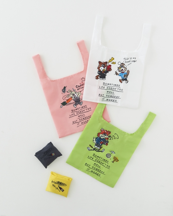 ③コラボエコバッグ 価格：1,650円（税込）　 カラー：全5種