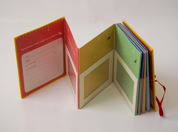 ▲蛇腹式のアルバム