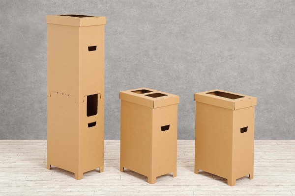 【タフボックス　ダストボックス】ご家庭だけでなくオフィスやイベントでも活躍。今回新たに分別用シールを付属しました。