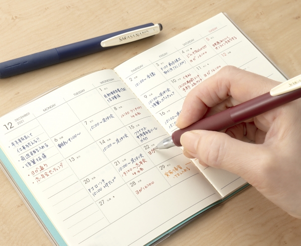 △小さな手帳に書き込みたい時に