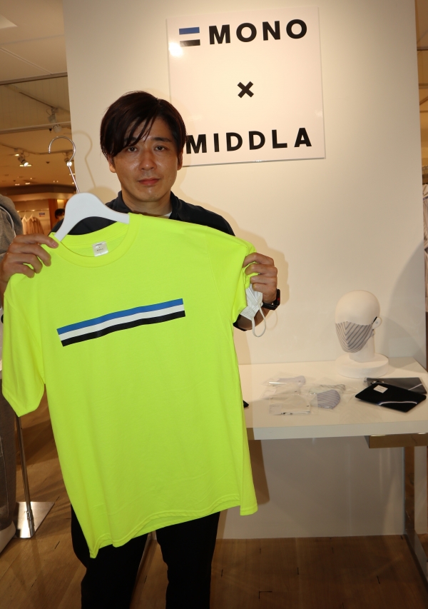 デザイナー安藤大春氏とMONOxMIDDLA　Tシャツ