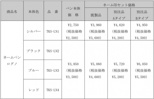 ●標準小売価格