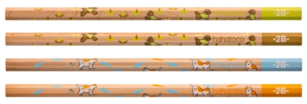 『hahatoco』鉛筆のデザイン