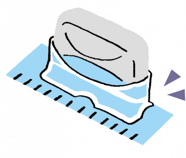 ・キレイに押せるスタンプガイド付き