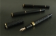 セーラー万年筆、3 種の夜を表現した機械彫刻とブラスト加工万年筆『エボナイト彫刻万年筆』