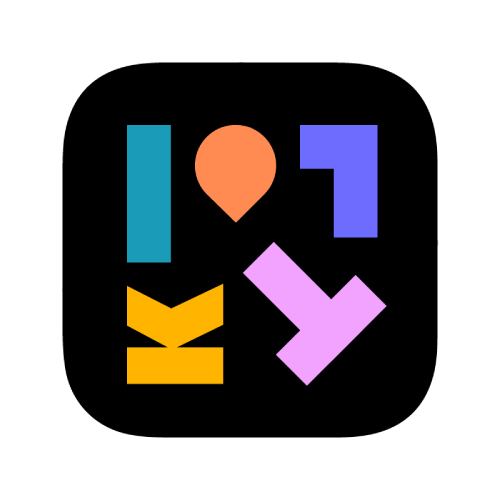 キットの箱にいっぱい道具が詰まったところを表現しているロゴです