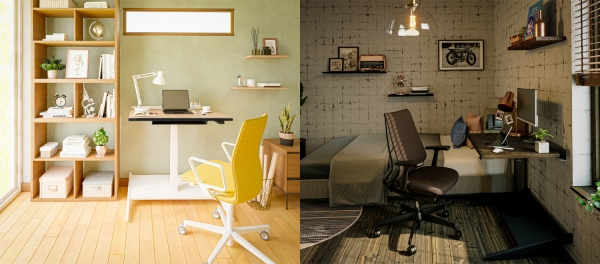 3つの姿勢に使える電動昇降デスク「STANDSIT（スタンジット）」