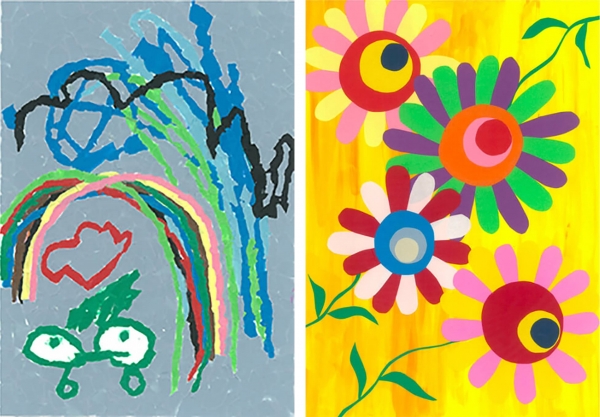 左：安田 美沙子さん作 右：Dream Ayaさん作