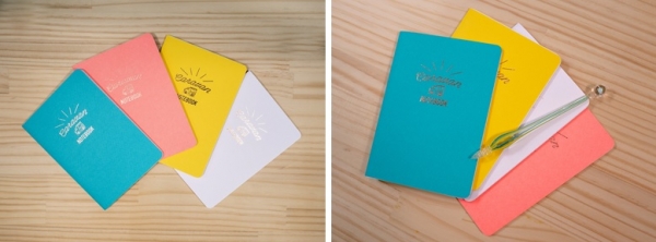 【ヤングノート】展開カラー：4色（ターコイズ・サーモンピンク・ピンク・イエロー）￥385(税込）