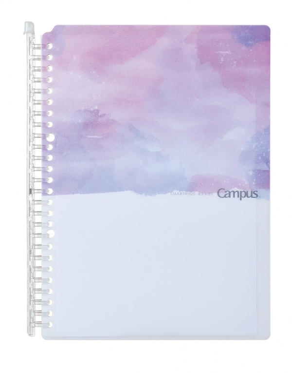 限定柄キャンパスバインダー＜スマートリング60＞　パープル