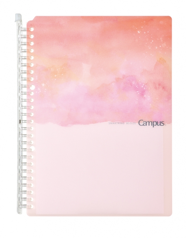 限定柄キャンパスバインダー＜スマートリング60＞　ピンク