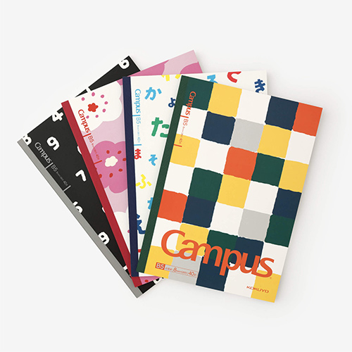 ・Campusノート4冊セット  B5サイズ：620円(税込)  A5サイズ：480円(税込)  A6サイズ：580円(税込)