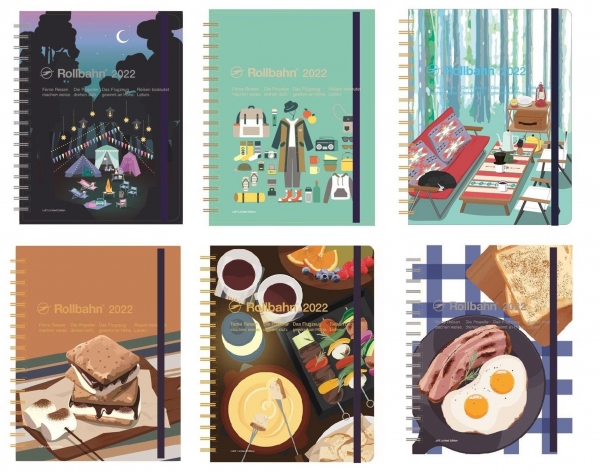 ロルバーン ダイアリー(デルフォニックス)・・・各1,540円 　「ロルバーン　サバンナ」