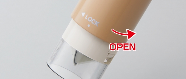 ・持ち運びに便利な安心ロック！