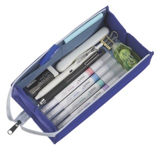 写真：Lサイズのファスナーを開いた時