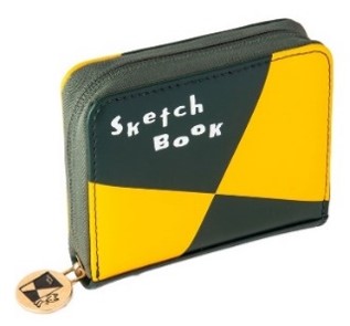 「図案スケッチブック」のかわいさが、そのままカードケースに!