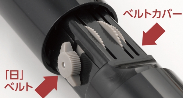 ・ベルトカバーを採用