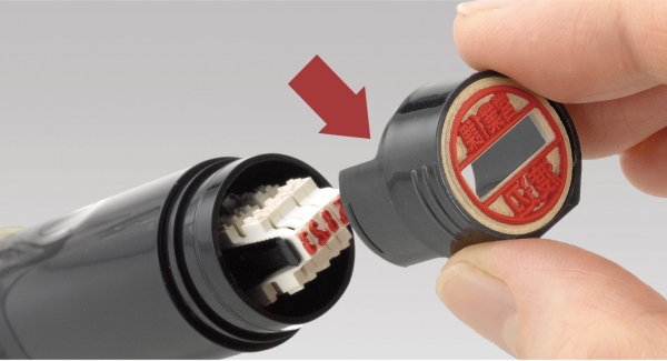 ・マスター部（印面）の取替え可能