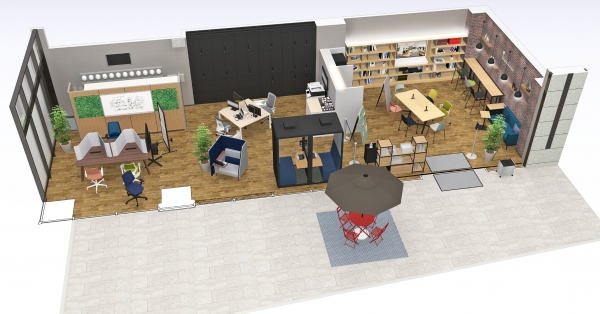 写真： 姫路ライブオフィス「 BeaCCon（ビーコン）」