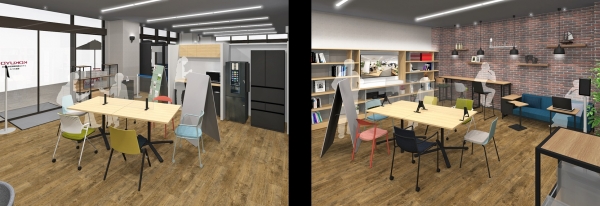 2.「交流する」場／サテライトオフィス